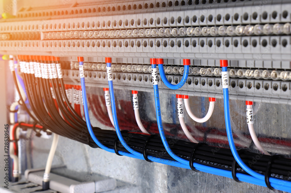 Electrical passthrough terminals for connecting copper mounting wires in an electrical