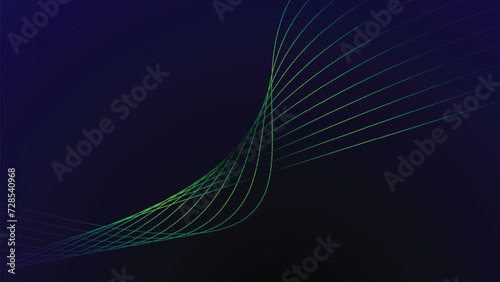 Blue gradient background vector image for wallpaper or backdrop presentation 