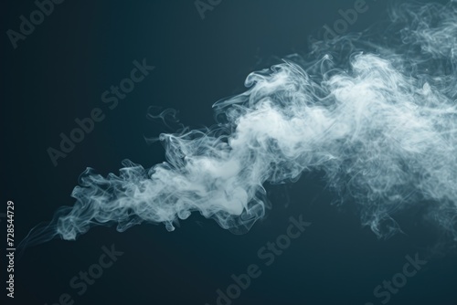 Smoke billowing out of a black background, suitable for various graphic design projects
