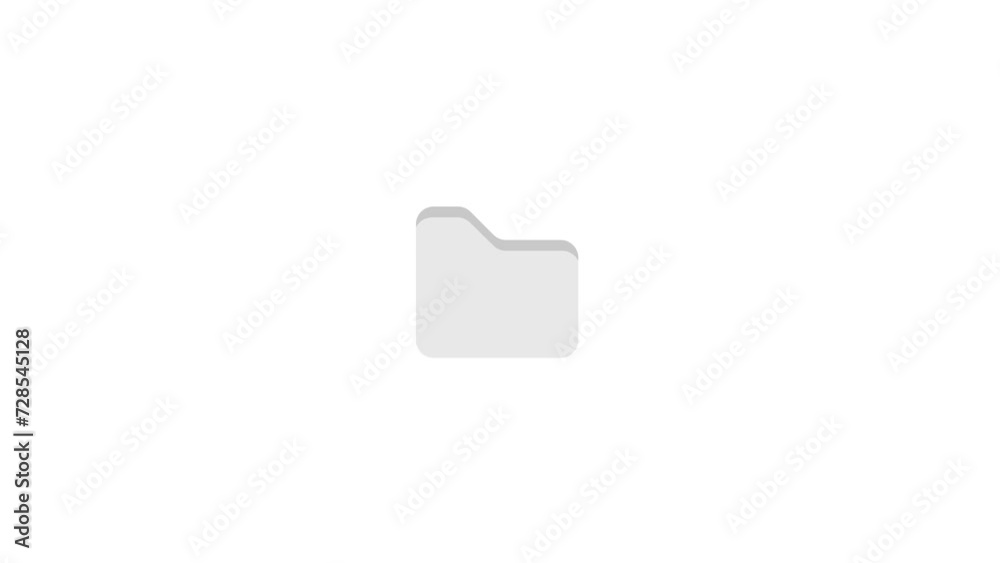 white left arrow folder clip on white background white left arrow folder clip on white background