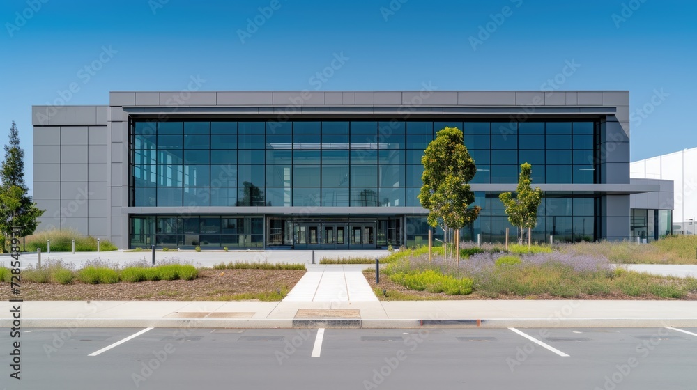 custom made wallpaper toronto digitalA picture of a large building with numerous windows. This image can be used to depict modern architecture and urban landscapes