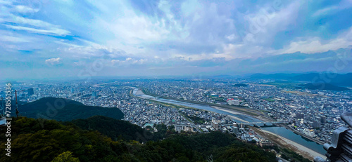Tableau sur toile 岐阜市の風景