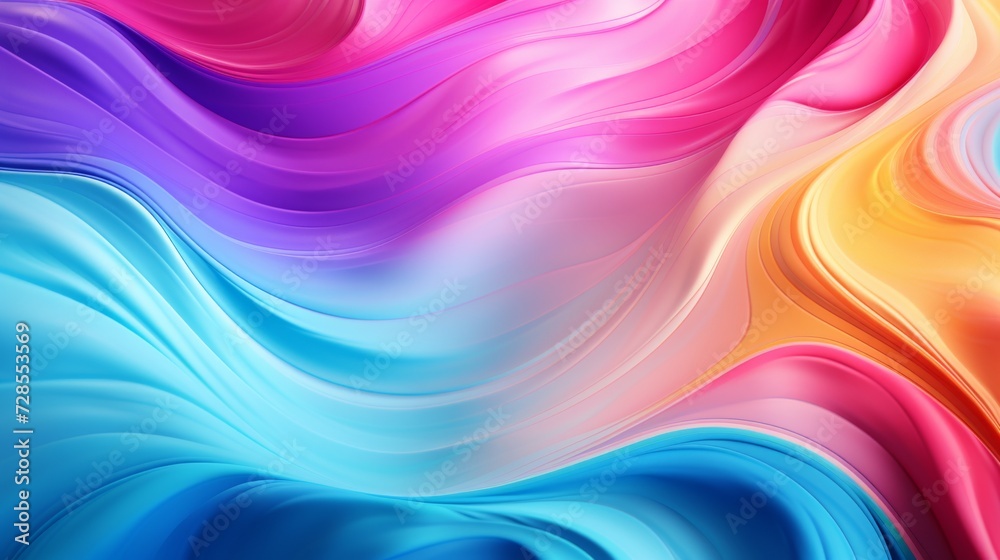 Oil paint Abstract background texture with wavy lines and a vibrant rainbow colorful paintings with a multi-colored spectrum of colours for blending and creating visually stunning paintings