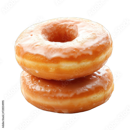 Classic Glazed Doughnuts Transparent Background Png Image