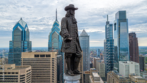 Philadelphia Skyline William Penn photo