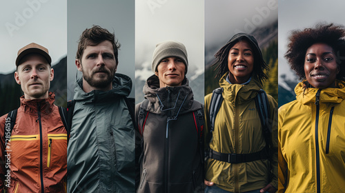Exploration of Varied Races Engaging in Outdoor Activities Amidst the Beauty