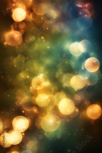 Bokeh effect background. Fantasy wallpaper.