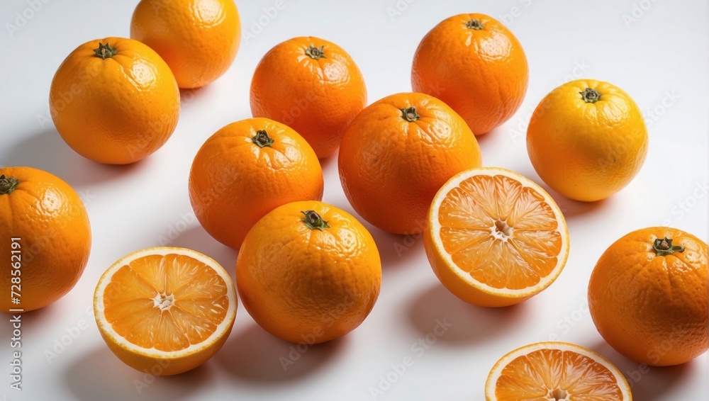 photo of oranges with a white background, studio photo style photo of oranges with a white background, studio photo style