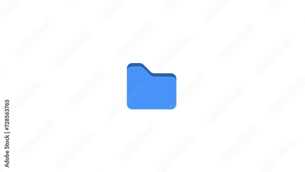 blue left arrow folder clip on white background blue left arrow folder clip on white background