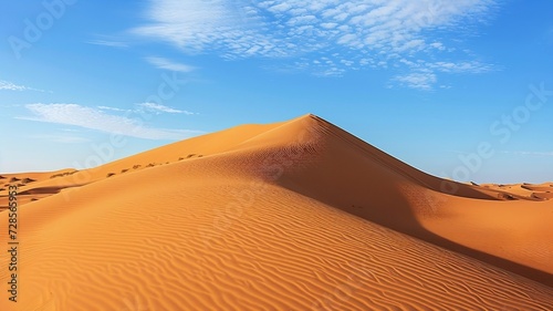 desert sand hill  top from the right  sand  dune  landscape  sahara  dunes  sky