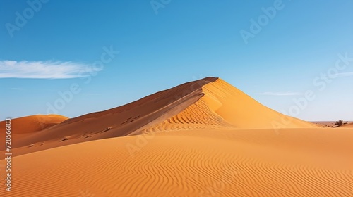 desert sand hill  top from the right  sand  dune  landscape  sahara  dunes  sky