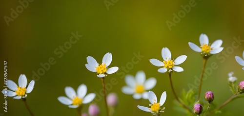 "Wildflower White: Nature's Serenity". generative ai