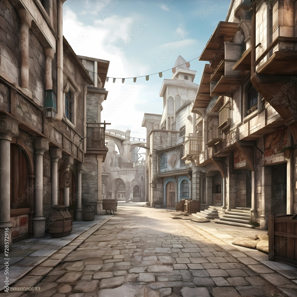 Medieval Fantasy Townscape