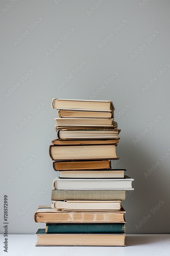 A stack of books A stack of books