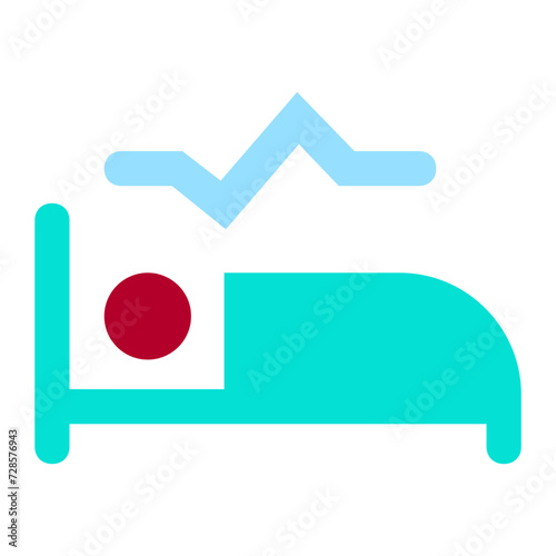 Patient on Bed: Hospital Bed, Medical Ward, Inpatient, Hospitalization, Bedridden Patient, Sick Patient, Bed Rest, Medical Care, Healthcare Facility, Patient Room, Nursing Care, Recovery, Comfort, Hos photo
