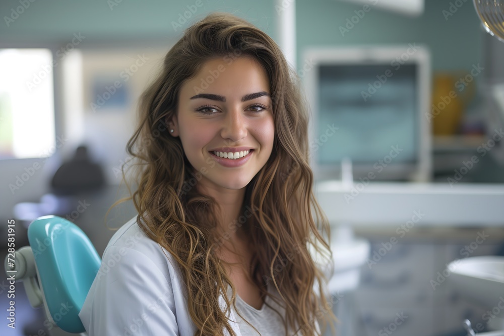 Capture the warmth and expertise of a happy young female dentist, bringing positivity to oral healthcare. Capture the warmth and expertise of a happy young female dentist, bringing positivity to oral healthcare.