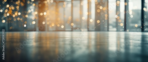 Blurred Room With Vibrant Lights