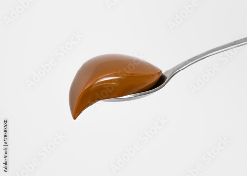 spoon of dulce de leche photo