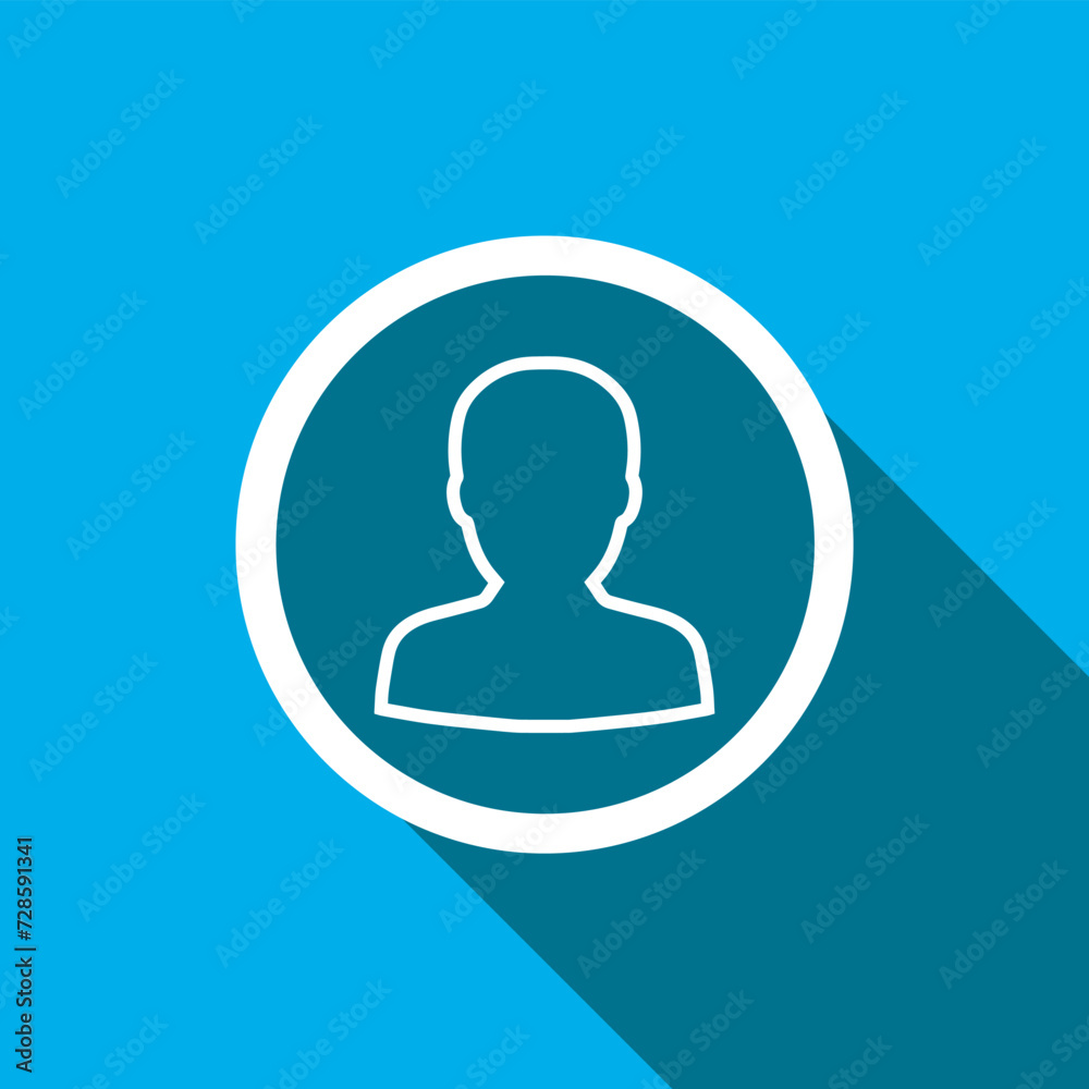 User Icon Vector. Profile icon vector in trendy flat style. Profile icon image, Profile icon illustration isolated on blue background User Icon Vector. Profile icon vector in trendy flat style. Profile icon image, Profile icon illustration isolated on blue background