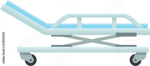 Care person transfusion icon cartoon vector. Patient bed. Hospital equipment