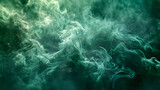 abstract background with green smoke