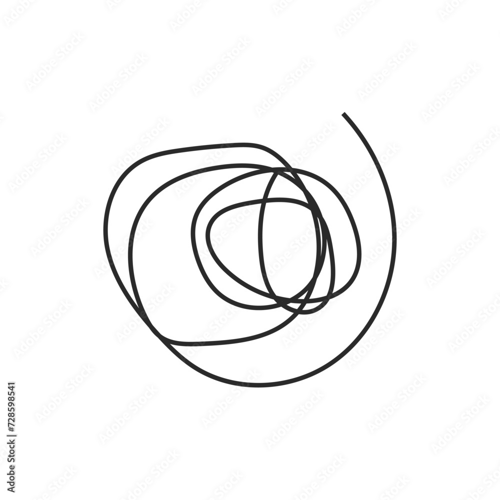 Scrible line art hand draw Scrible line art hand draw