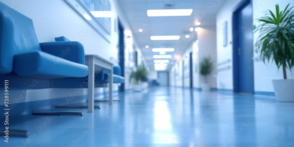 abstract blurred clinic interior background
