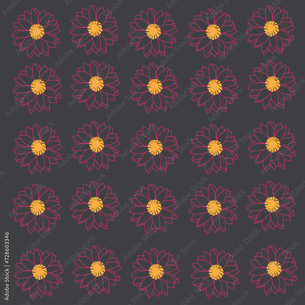 Full seamles texture.Flower pattern.Great for Gift wrapping papers,Wallpapers.Websites Background,Desktop publishing