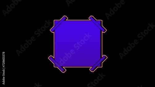 Animated Cartoon Element Sticker with Alpha Channel 