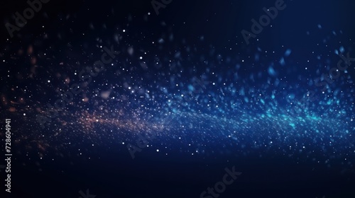 Technology Particle Storm Abstract Background