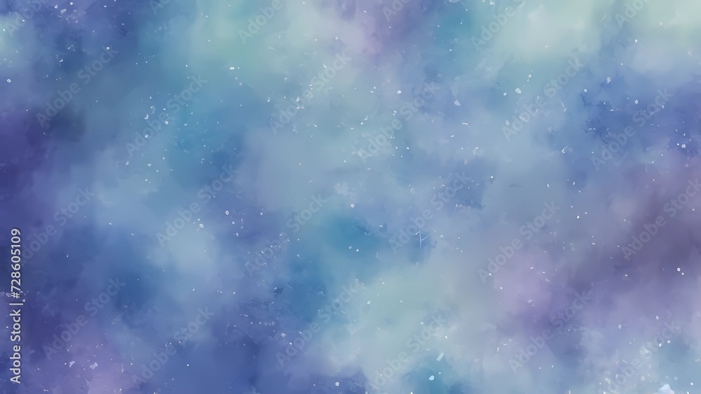 Fototapeta premium watercolor dark blue clouds background