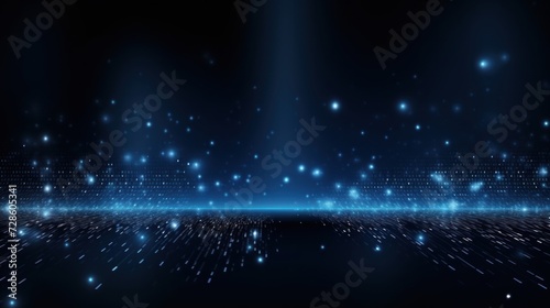 Technology Particle Storm Abstract Background © Damian Sobczyk