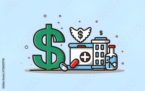 Healthcare Costs and Financial Burden Concept