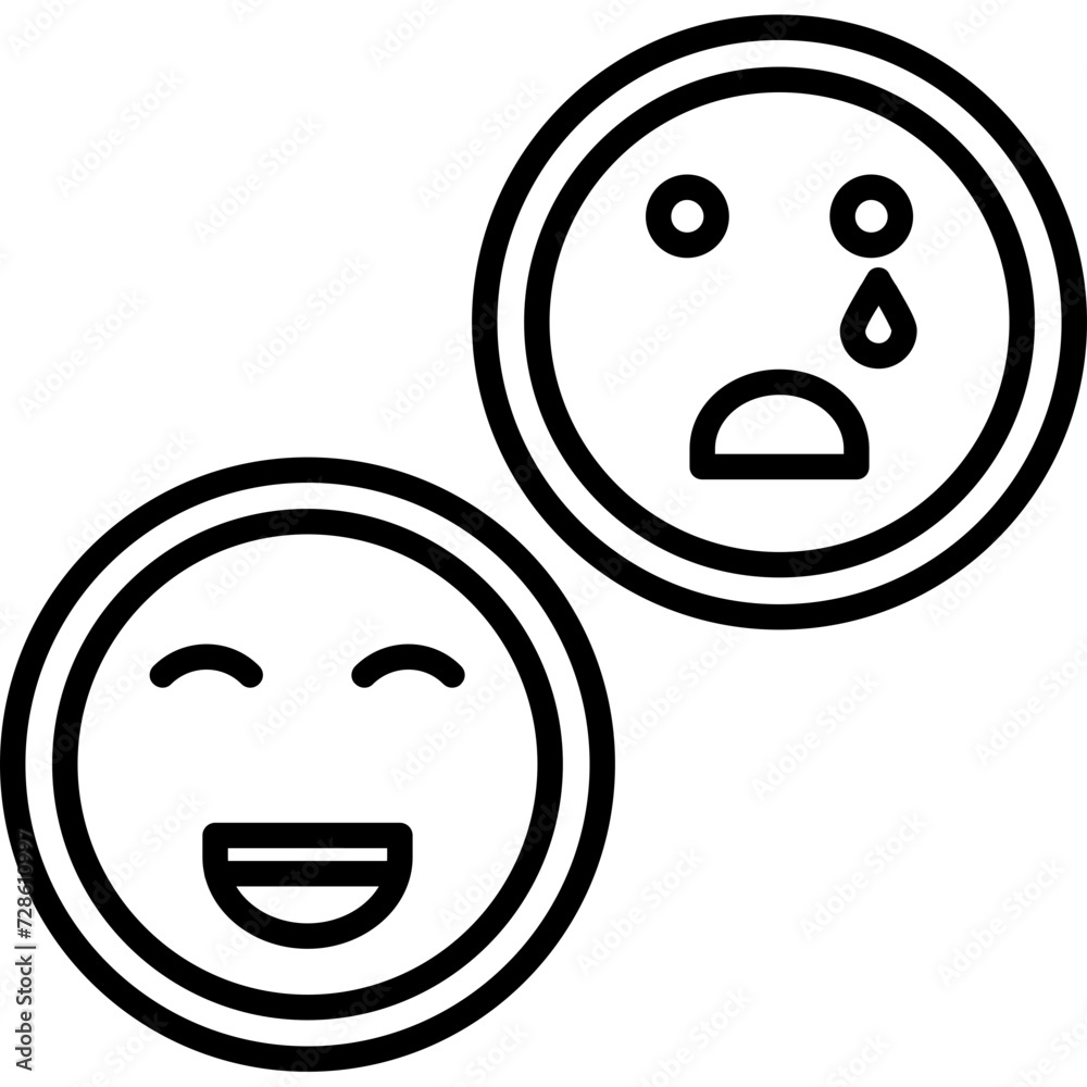 Fototapeta premium Emotions Icon