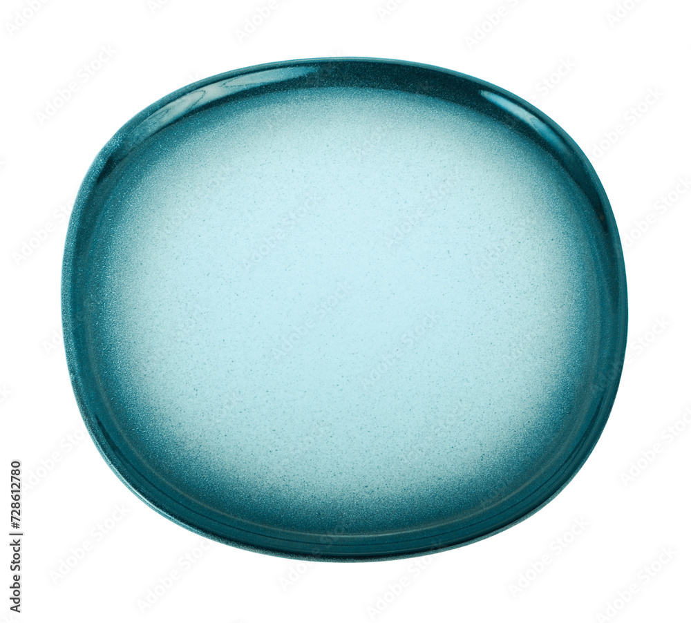 empty plate isolated on white background.