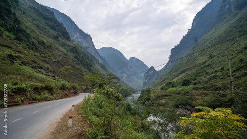 Ha Giang Loop roads in Vietnam mountains. © Blackbookphoto