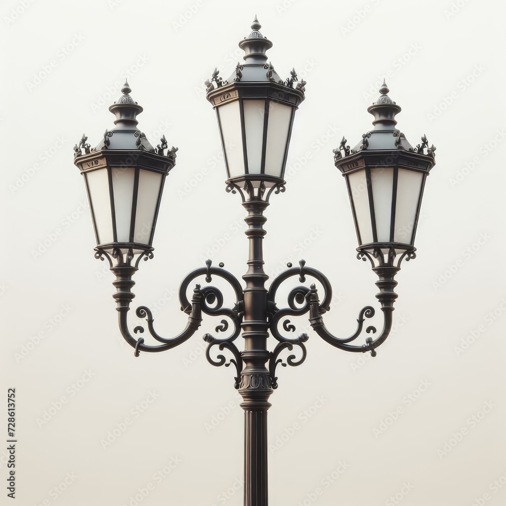 old street lamp in the city
