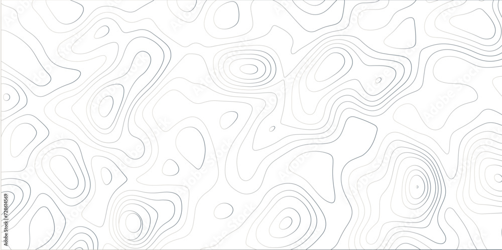 Ocean topographic line map with curvy wave isolines vector illustration. Abstract topographic contours map background, Vector contour topographic map. Cartography texture abstract banner use.. Ocean topographic line map with curvy wave isolines vector illustration. Abstract topographic contours map background, Vector contour topographic map. Cartography texture abstract banner use..