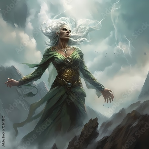 Enchanting Sorceress in Highlands