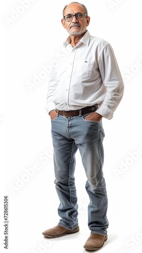 Man Standing With Hands in Pockets