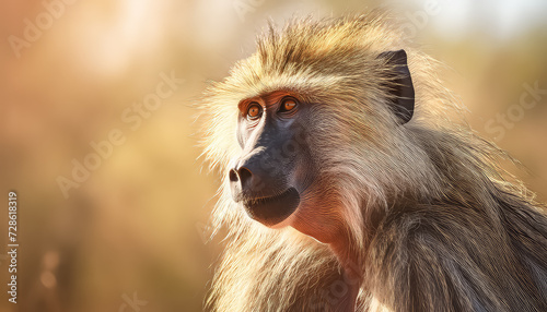 Wild monkey close-up portrait © terra.incognita