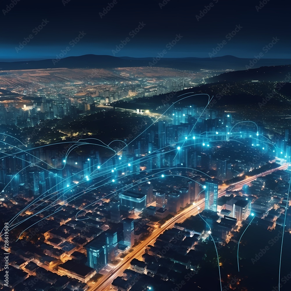 Smart City Connectivity Concept