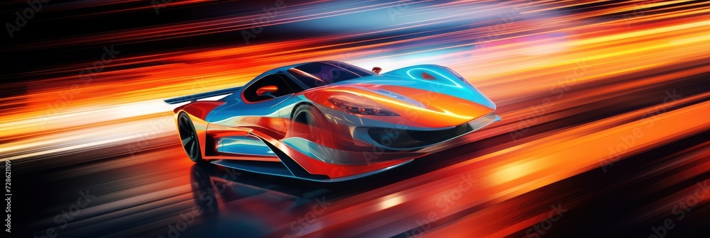 A Dynamic Abstract Car Race Scene, Background Image, Background For Banner, HD