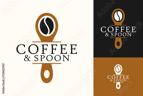 Coffee Spoon Cafe Shop Logo Design