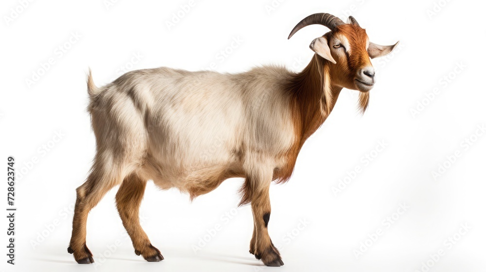 Goat with white background Goat with white background