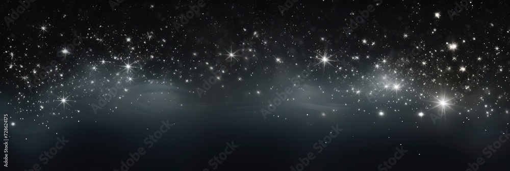Fototapeta premium A Mystical Starry Night Gradient Background, Background Image, Background For Banner, HD