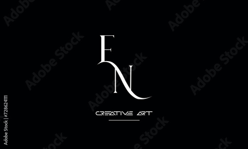 EN, NE, E, N abstract letters logo monogram