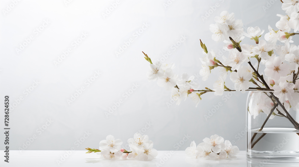 a vase with flowers on a table on white background a vase with flowers on a table on white background