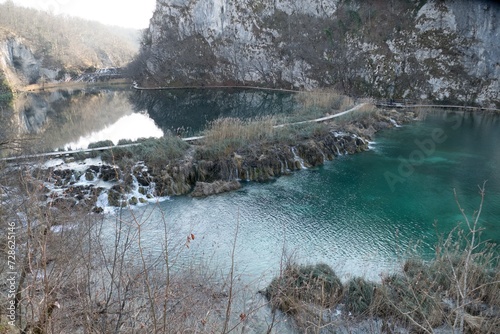 plitvice lakes and waterfalls in croatia