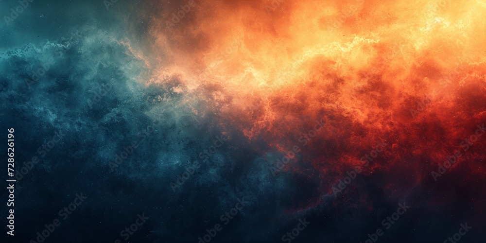 A cosmic night sky with vibrant colors, featuring galaxies, nebulae, in shades of blue, purple, and pink.